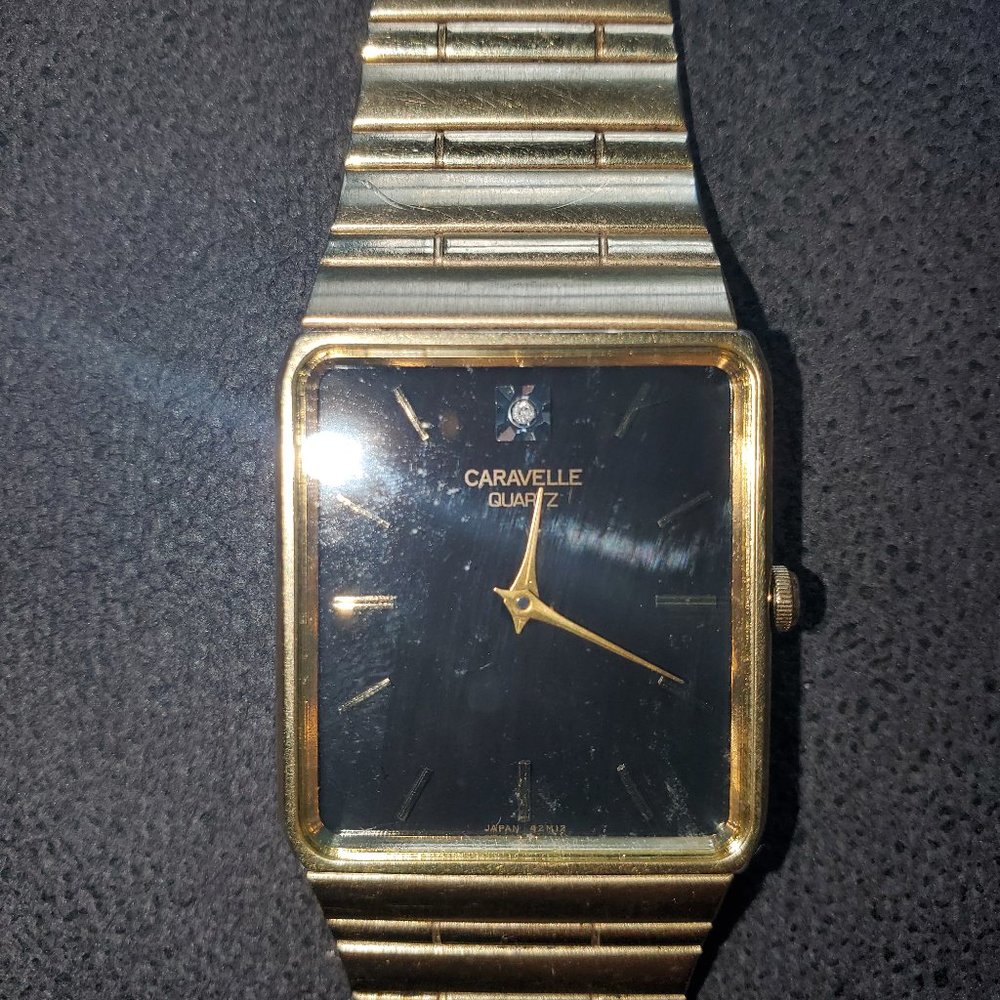 Bulova Mens Watch Diamond Accen